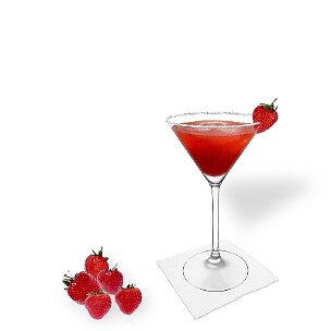 Für einen Zucker oder Salzrand ist das Martini-Glas mit seinem langen und dünnen Glasrand ideal.